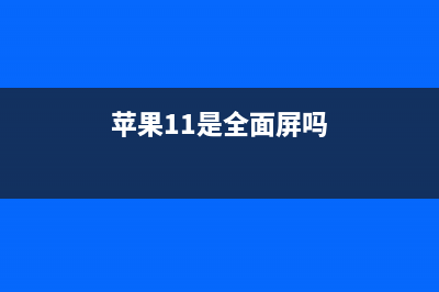 iPhone 11全线采用新动态性能管理系统 (苹果11是全面屏吗)