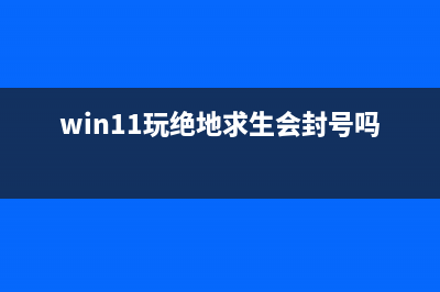 Win11能玩绝地求生吗 Win11能否玩绝地求生详细介绍 (win11玩绝地求生会封号吗)