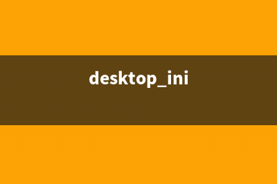 desktop.ini是什么文件/可以删除吗 desktop.ini删除方法图解 (desktop ini)