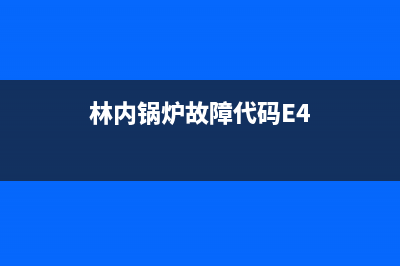 林内锅炉故障代码b21是哪种故障导致的？（介绍林内锅炉故障原因） (林内锅炉故障代码E4)