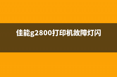 佳能G2800打印机故障5B00解决方法（一步步教你修复打印机）(佳能g2800打印机故障灯闪)