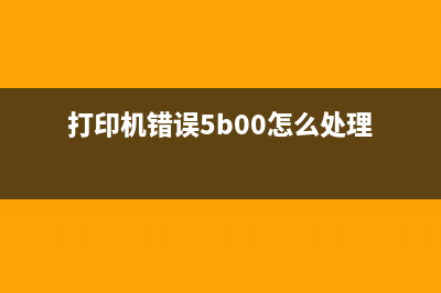 佳能G1000错误代码5B00解决方案（轻松解决打印机故障）(佳能g1800 5b00错误)