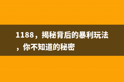 如何使用佳能e408清废墨软件有效延长打印机寿命(如何使用佳能相机录像)