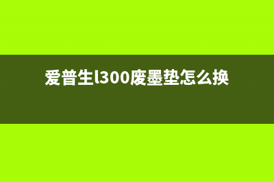 爱普生l300废墨垫更换图解（详细步骤操作指南）(爱普生l300废墨垫怎么换)