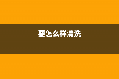 如何正确清洗爱普生L1119墨盒（小白也能学会的简单技巧）(要怎么样清洗)