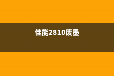 CanonM259废墨问题解决方案（让你的打印机不再浪费墨水）(佳能2810废墨)