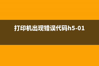 打印机出现错误代码L300解决方法（教你如何解决打印机故障）(打印机出现错误代码h5-01)