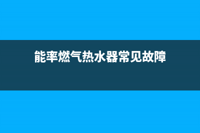 能率燃气热水器14故障码(能率燃气热水器故障码90)(能率燃气热水器常见故障)