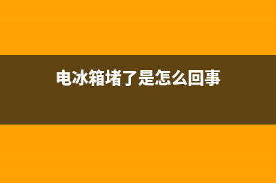电冰箱冰堵的故障现象(电冰箱堵了是怎么回事)