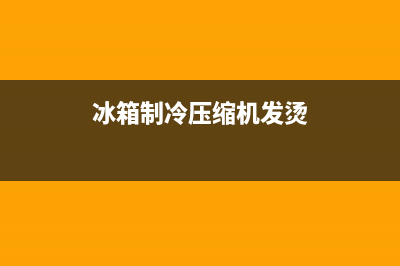 冰箱制冷压缩机故障(冰箱压缩机故障分析与排除)(冰箱制冷压缩机发烫)