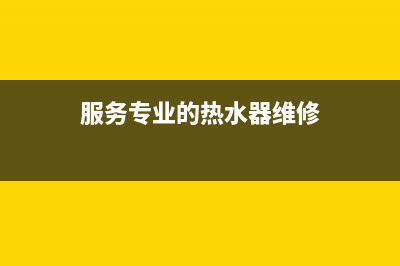 阿冰维修热水器视频(服务专业的热水器维修)