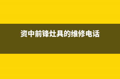 资阳前锋燃气灶维修_前锋燃气灶维修点(资中前锋灶具的维修电话)