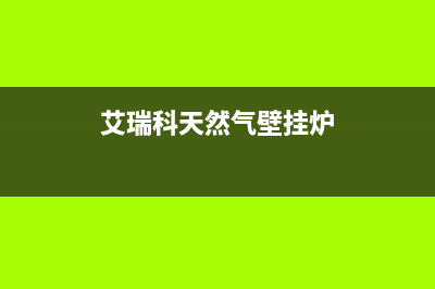艾瑞科天然气壁挂炉常见故障(艾瑞科壁挂炉系统参数设置)(艾瑞科天然气壁挂炉)