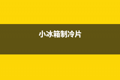 迷你冰箱制冷片故障码(冰箱故障代码网)(小冰箱制冷片)