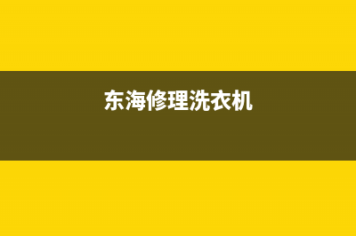 东环洗衣机维修(东海修理洗衣机)