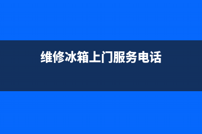 维修冰箱宁晋(维修冰箱上门服务电话)