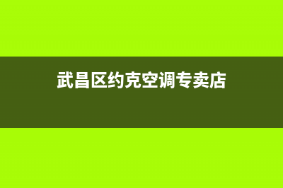 武昌区约克空调维修(武昌区约克空调专卖店)