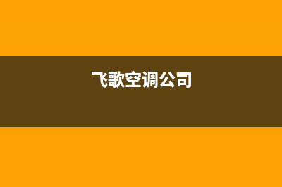 重庆飞歌空调售后维修(飞歌空调公司)