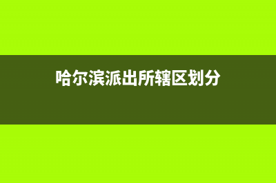哈尔滨市区领派(lingpai)壁挂炉24小时服务热线(哈尔滨派出所辖区划分)