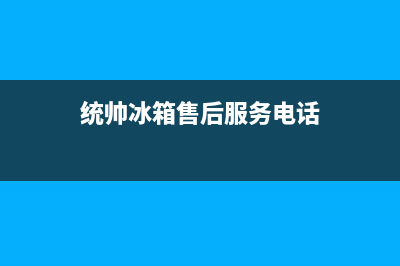 统帅冰箱上门服务电话号码(400)(统帅冰箱售后服务电话)