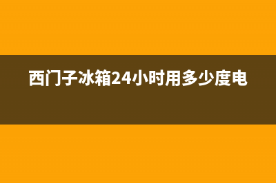 西门子冰箱24小时人工服务2023(已更新)(西门子冰箱24小时用多少度电)