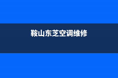 马鞍山东芝空调2023全国统一服务电话(鞍山东芝空调维修)