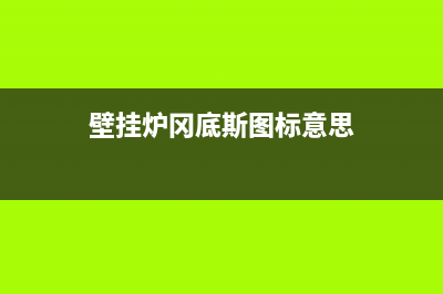 岗底斯壁挂炉故障码Er(壁挂炉冈底斯图标意思)