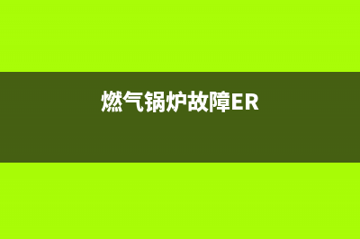 燃气锅炉故障Ep(燃气锅炉故障ER)