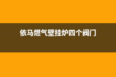 依马燃气壁挂炉故障e6(依马燃气壁挂炉四个阀门)