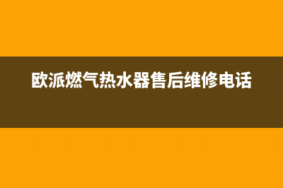 欧派燃气热水器e9故障原因(欧派燃气热水器售后维修电话)