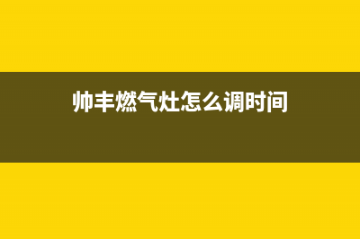 帅丰燃气灶24小时服务热线电话/全国统一厂家24小时客户服务预约400电话2023已更新(2023更新)(帅丰燃气灶怎么调时间)
