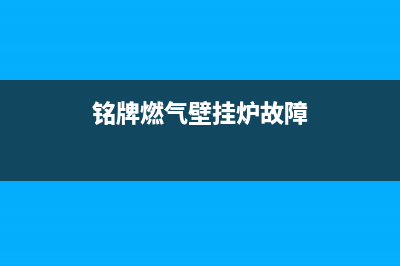 名气壁挂炉Eo什么故障(铭牌燃气壁挂炉故障)