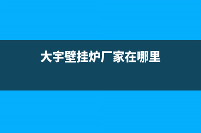 大宇壁挂炉厂家服务网点位置在哪(大宇壁挂炉厂家在哪里)