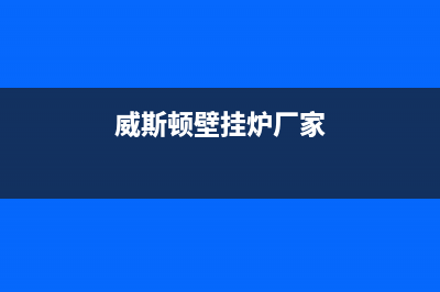 威斯顿壁挂炉厂家售维修售后网点(威斯顿壁挂炉厂家)