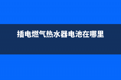 插电燃气热水器不打火e1代码(插电燃气热水器电池在哪里)