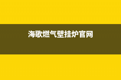 海歌燃气壁挂炉E1故障(海歌燃气壁挂炉官网)
