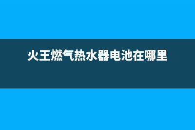 火王燃气热水器故障代码E6(火王燃气热水器电池在哪里)