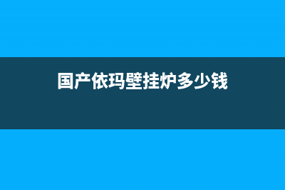 国产依玛壁挂炉故障e1(国产依玛壁挂炉多少钱)