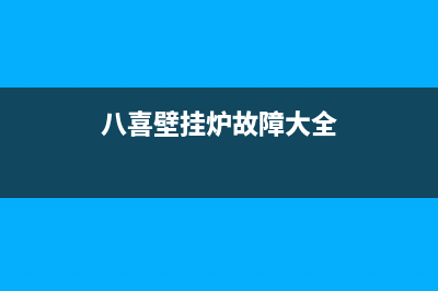 八喜壁挂炉故障e02代码(八喜壁挂炉故障大全)