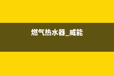 燃气热水器威王故障代码E5(燃气热水器 威能)