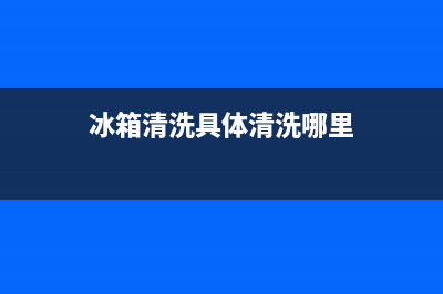 红光冰箱清洗哪里有卖(红光冰箱清洗推荐)(冰箱清洗具体清洗哪里)