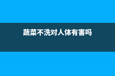 蔬菜不清洗可以放冰箱吗(蔬菜不清洗能放冰箱吗)(蔬菜不洗对人体有害吗)