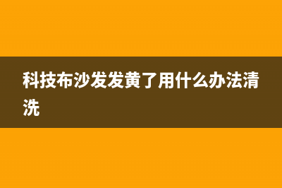 用什么办法清洗冰箱好(用什么办法清洗冰箱里的冰块)(科技布沙发发黄了用什么办法清洗)