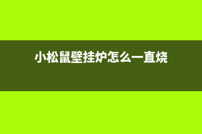 小松鼠壁挂炉被冻了怎么办?小松鼠壁挂炉受冻后的故障及危害(小松鼠壁挂炉怎么一直烧)