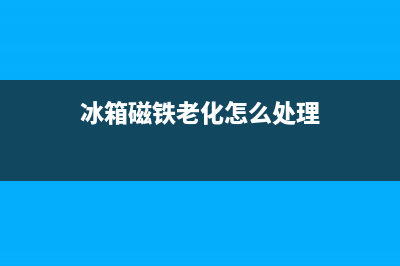 维修冰箱磁铁(维修冰箱打高压用什么气体)(冰箱磁铁老化怎么处理)