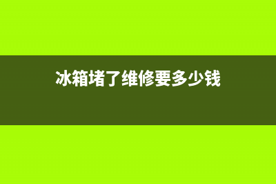 维修冰箱堵了怎么处理更方便(维修冰箱堵塞)(冰箱堵了维修要多少钱)