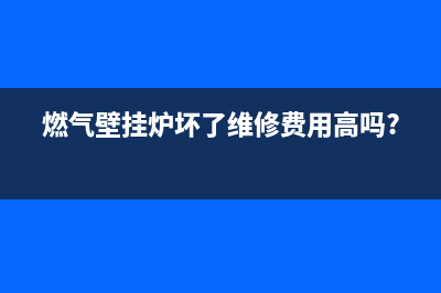 维修壁挂炉燃气阀(维修壁挂炉燃气阀更换)(燃气壁挂炉坏了维修费用高吗?)