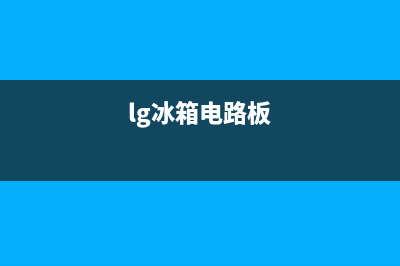 lg变频冰箱主板闪6下故障解析(lg冰箱电路板)