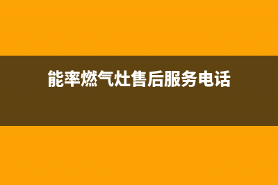 能率燃气灶售后(能率燃气灶售后服务电话)