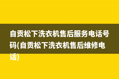 自贡松下洗衣机售后服务电话号码(自贡松下洗衣机售后维修电话)